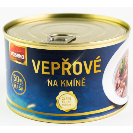 VESEKO Sertés köménnyel 400 g konzerv