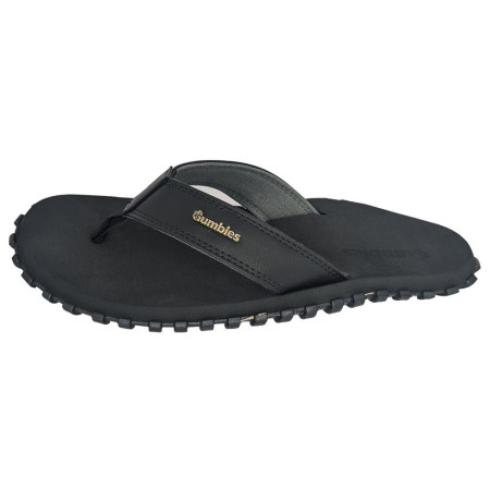 Gumbies Vegovert Black flip-flop