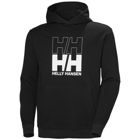 Helly Hansen Core Graphic Sweat Hoodie férfi pulóver fekete Black