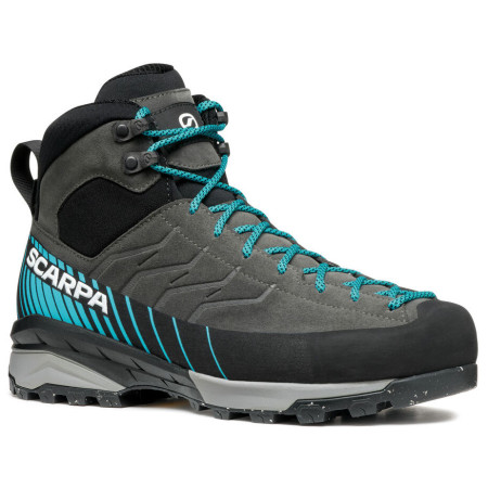 Scarpa Mescalito Trk 2 Gtx férfi magasszárú túracipő szürke/kék Shark - Azure
