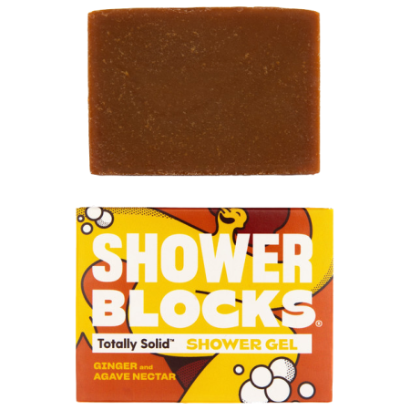 Totally Solid Solid Shower Gel - Ginger & Agave Nectar tusfürdő narancs