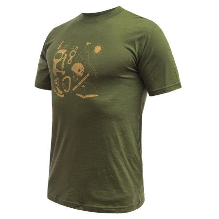 Sensor Merino Active Hiking férfi funkcionális póló