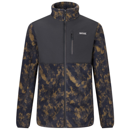 Regatta Morran WR fleece férfi funkcionális pulóver terepmintás TextrdPr/Blk
