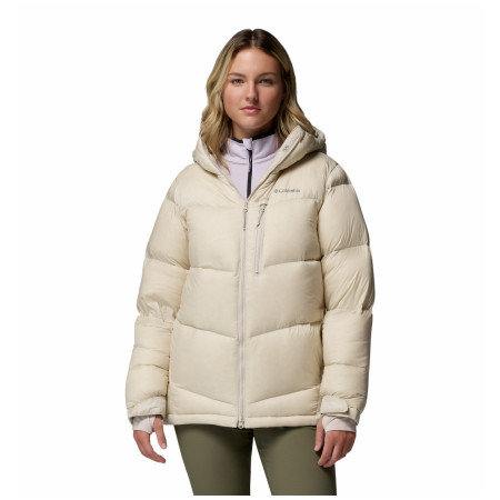 Columbia Cloudview Down Hooded Jacket női télikabát bézs Dark Stone