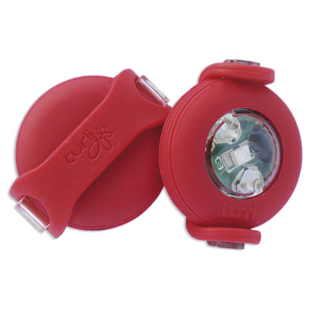 Curli Luumi LED világító kiegészítő kutyára piros red
