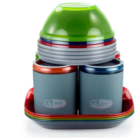 Nádobí GSI Infinity 4 Person Deluxe Tableset