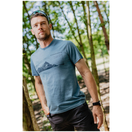 MOOA Merino Lyolite Highlander 150 Short férfi póló