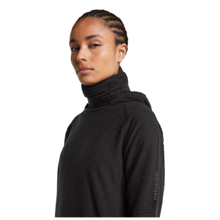 Icebreaker Wom Mer 400 RealFleece Grid Pulover Hood női pulóver