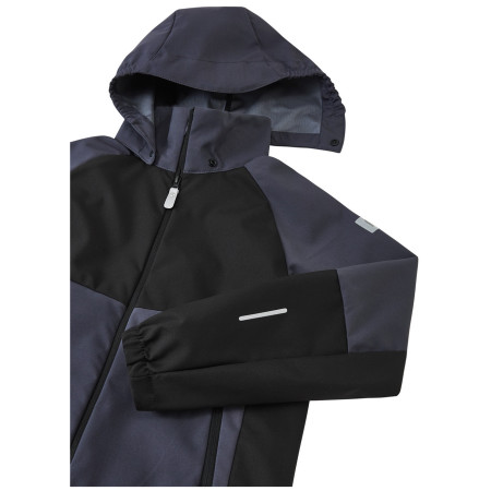 Reima Verraton Soft black gyerek softshell kabát