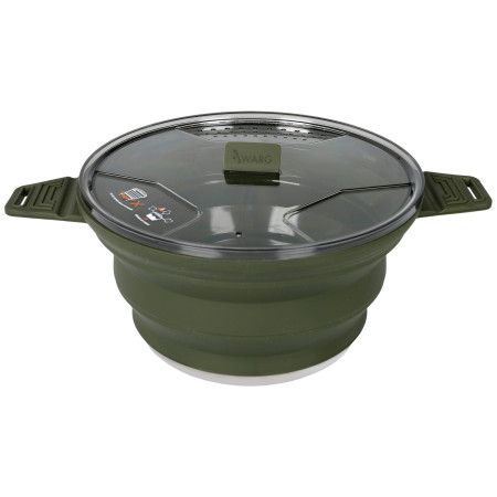 Warg Fold Cookpot 2,5l összecsukható bögre zöld green
