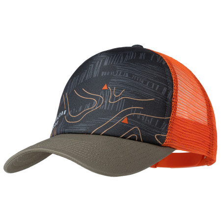 Buff Trucker Cap Youth gyerek baseball sapka zöld/piros Suber Multi