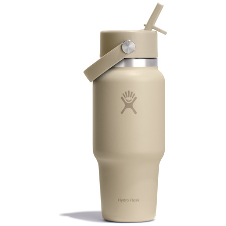 Hydro Flask Wide Flex Straw Travel Bottle 24 Oz thermo bögre bézs oat