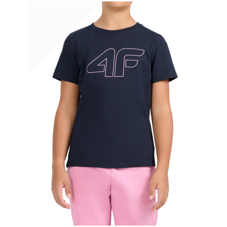 4F Tshirt F3602 Navy gyerek póló sötétkék Navy