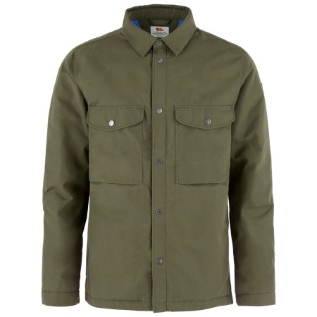 Fjällräven Övik Down Shirt Jacket M férfi dzseki zöld Laurel Green