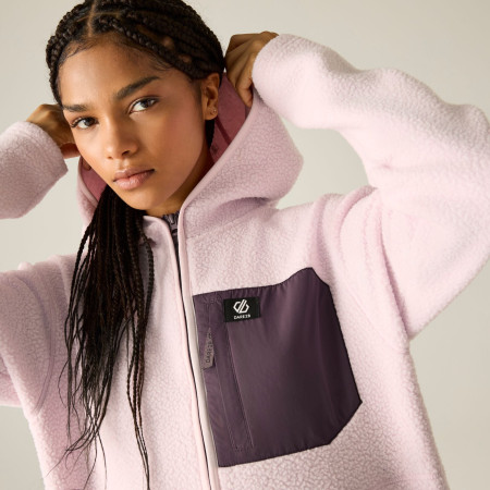 Dare 2b Womens Firn Hooded Borg női funkcionális pulóver
