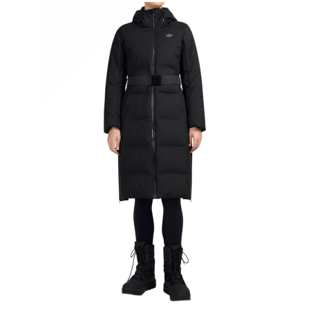 4F Down Jacket F0930 női télikabát fekete Deep Black