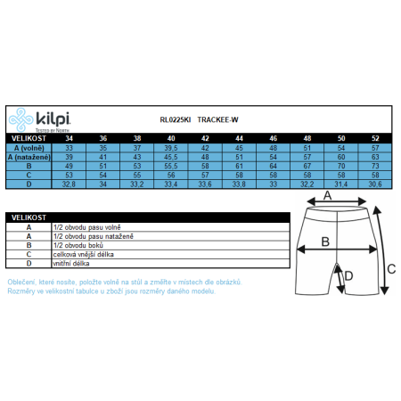 Kilpi Trackee-W női biciklis nadrág