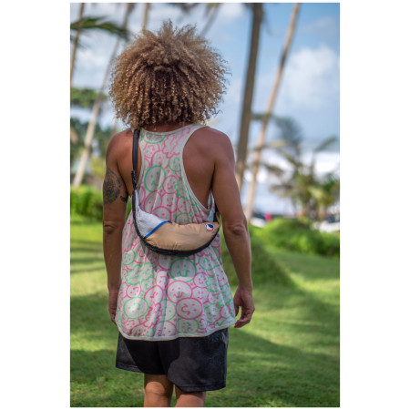 Ticket to the moon Upcycled Sling Bag Unique Edition övtáska