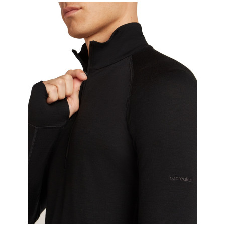Icebreaker Men Mer 200 ZoneKnit LS Half Zip férfi funkcionális póló
