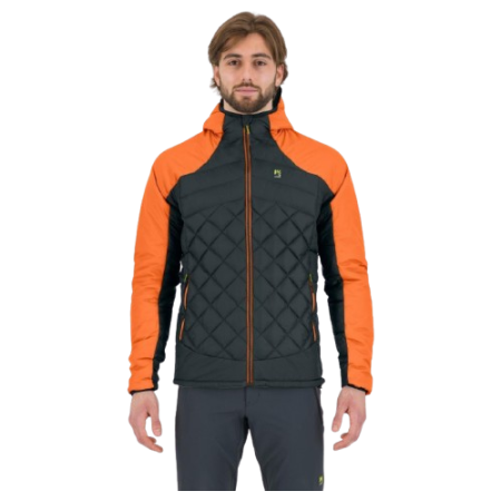 Karpos Lastei Active Pl.Jkt férfi dzseki szürke/narancssárga WOODL.GRAY/VIBR.ORANGE