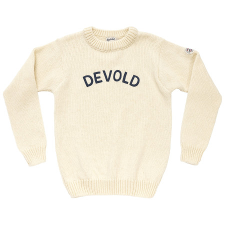 Devold Nansen Legacy Sweater pulóver fehér OFFWHITE/INK
