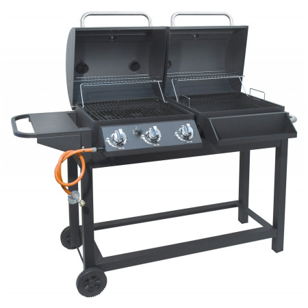 Cattara Grill Cattara Duet 2 in1 gázos/faszenes grill grill fekete