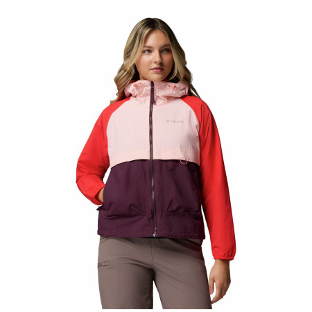 Columbia Spire Valley™ Windbreaker női dzseki rózsaszín Moonvista, Pink Sand, Poppy Red