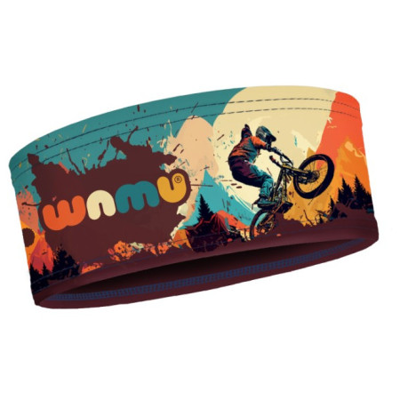 WAMU Mountain Bike fejpánt narancssárga/kék