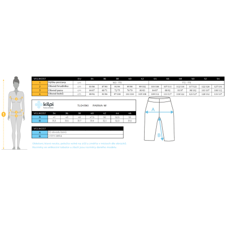 Kilpi Pariva-W női rövidnadrág