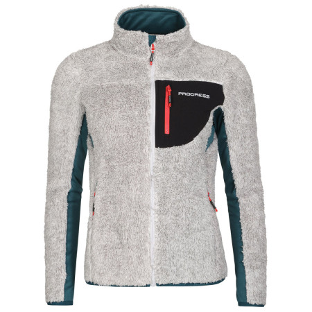 Progress Alva női funkcionális pulóver szürke šedý melír/petrol