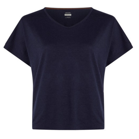 Icebreaker Women Mer 150 Lodge SS Tee női funkcionális felső sötétkék Midnight Navy