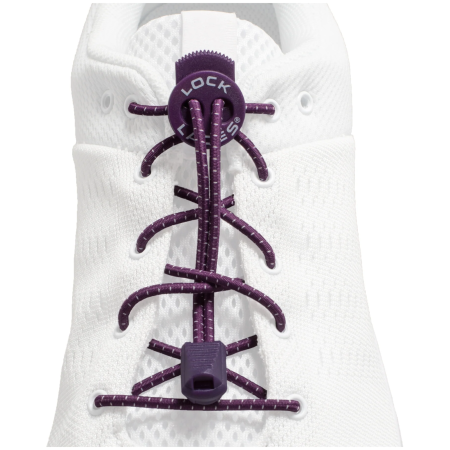 Lock Laces Original cipőfűző lila Purple