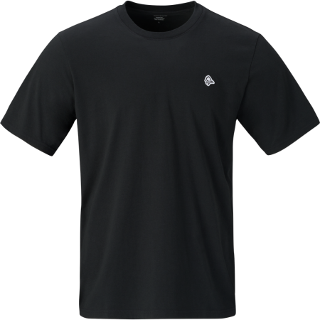 Norrona /29 cotton viking patch T-shirt férfi póló fekete Caviar Black