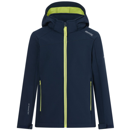 Regatta Haydenbury Navy (Wild Lime) gyerek softshell kabát kék/zöld Navy (Wild Lime)