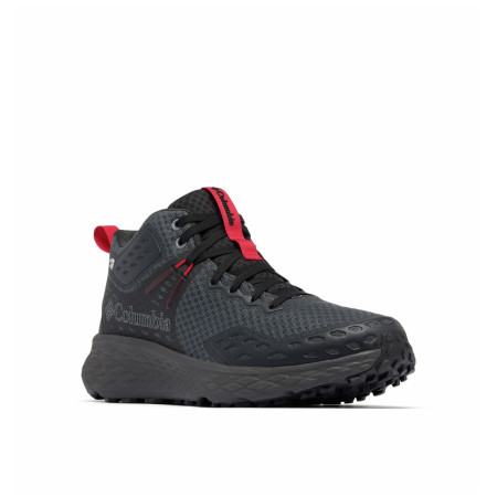 Columbia Konos™ Trs Outdry™ Mid férfi túracipők szürke/fehér Dark Grey, Mountain Red