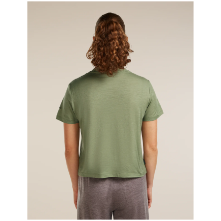 Icebreaker Merino 150 Tech Lite SS Crop Tee Seed Story női póló