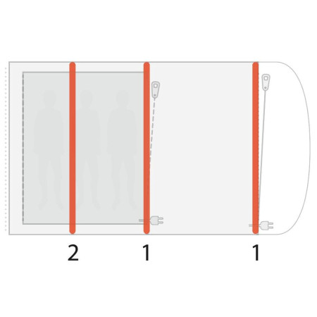 Outwell Elmdale 3PA felfújható sátor