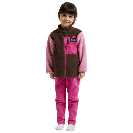 Didriksons Anten Kids Fullzip 2 Oyster Pink gyerek pulóver