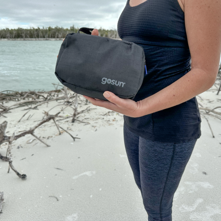 GoSun permetező 12 V-os szivattyúval és áramellátással kemping zuhany