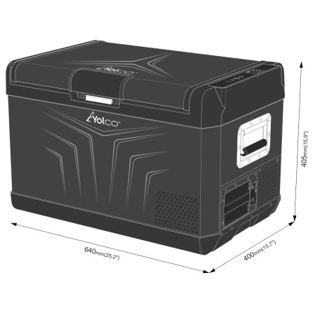 Yolco GCX37 kompresszoros hűtőtáska