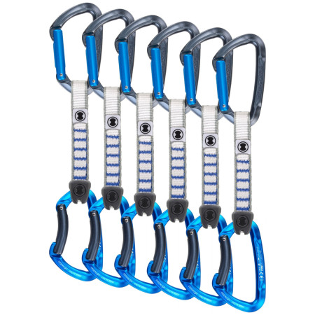 Skylotec Lime Set Nylon - pack of 6 expresszek szürke/kék Anthracite/Electricblue