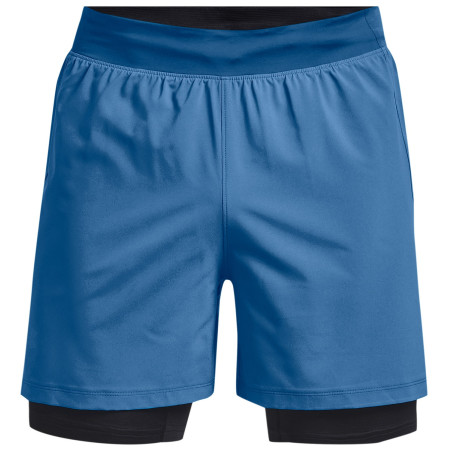 Under Armour Iso-Chill Run 2N1 Short férfi rövidnadrág kék Cruise Blue / Black / Cruise Blue