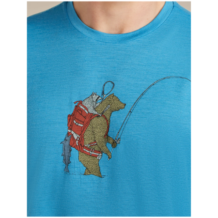 Icebreaker Merino 150 Tech Lite SS Tee Bear Catch férfi funkcionális póló