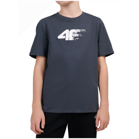 4F Tshirt M3515 Dark Grey gyerek póló szürke Dark Grey