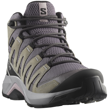 Salomon X-Adventure Recon Mid Gore-Tex női túracipő szürke Excalibur / Gull / Nirvana