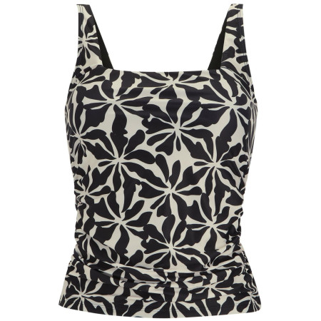 Regatta Loria Tankini Top női fürdőruha fekete/bézs AbstrctFlorl