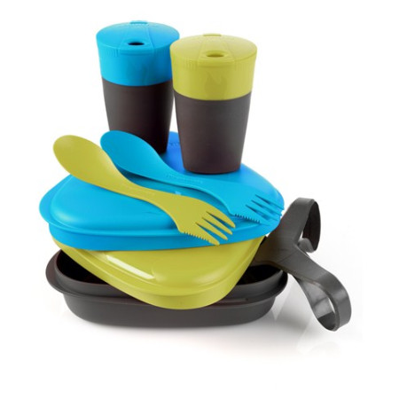 Edénykészlet Light my Fire Pack´n Eat Kit kék/zöld lime/cyan blue