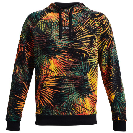 Férfi pulóver Under Armour Rival Flc Sport Palm HD narancssárga/szürke