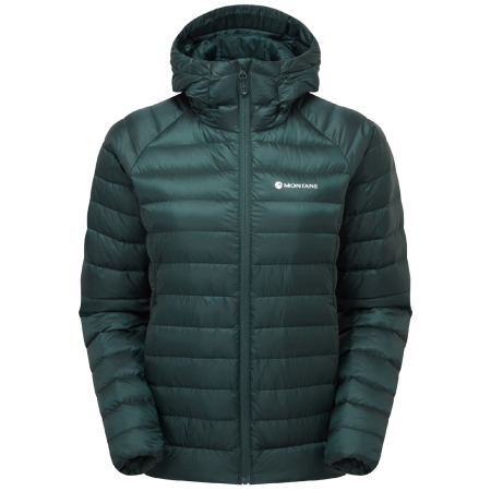 Montane F Anti Freeze Hoodie női télikabát sötétzöld DEEP FOREST