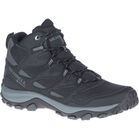 Férfi túracipő Merrell West Rim Sport Mid Gtx fekete